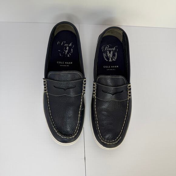 Cole Haan Pinch Penny Loafers Blue Maine Classics - Picture 7 of 8